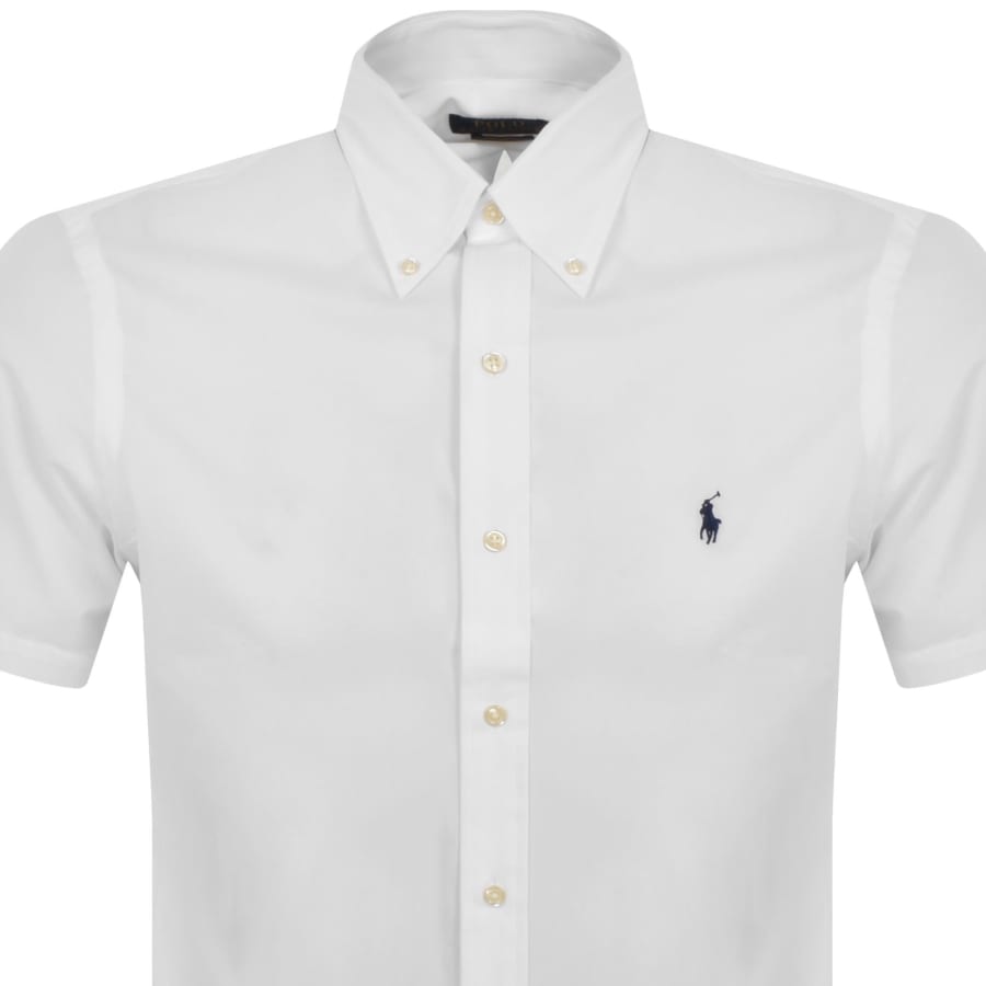 Ralph Lauren Short Sleeve Shirt White Mainline Menswear United States